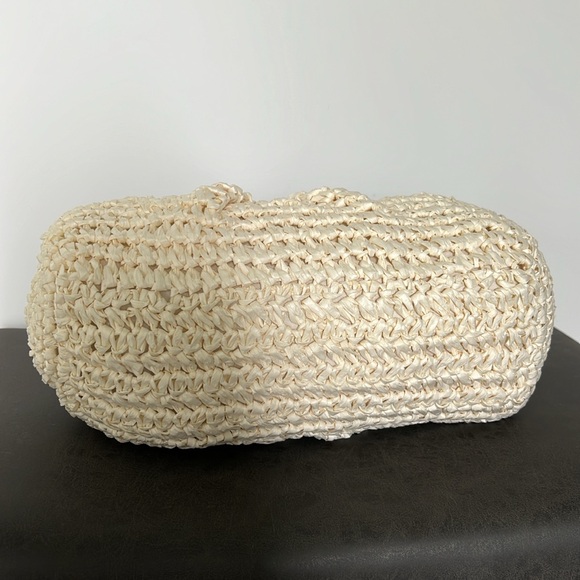 NWT Urban Expressions Cream Woven Clutch - Picture 8 of 14